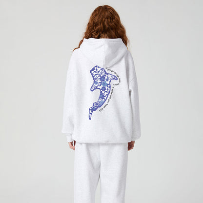 When You Go Through Deep Waters Christian Fleece Hoodie Set
