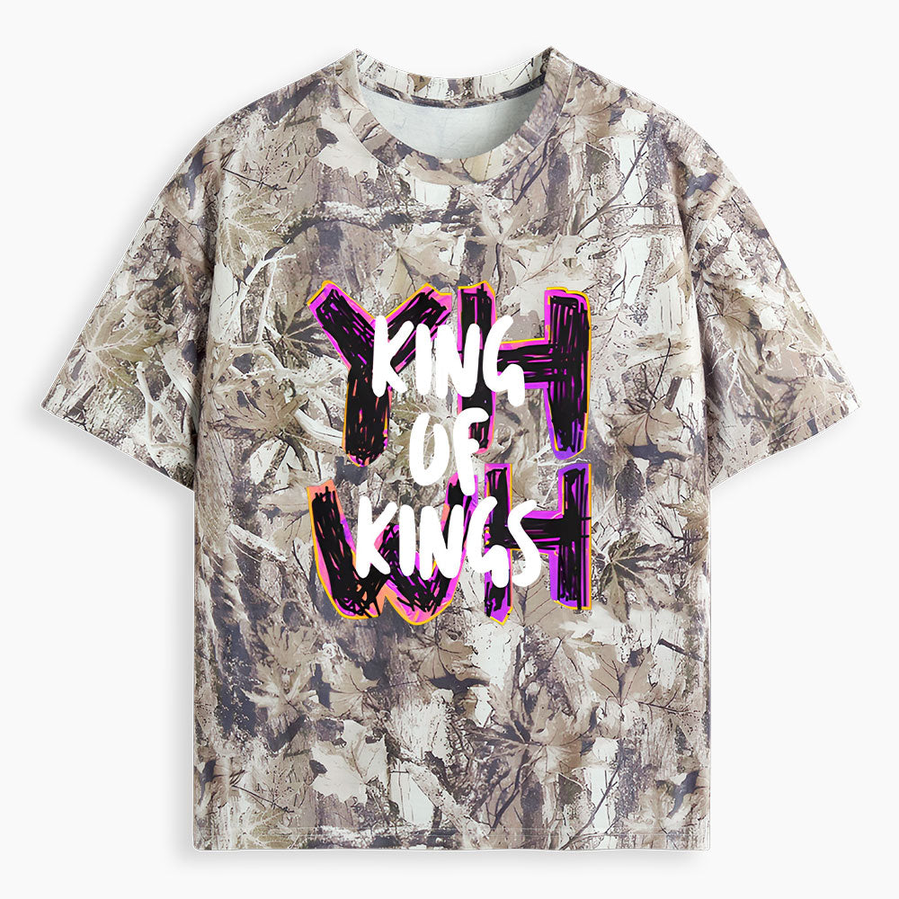YHWH King Of Kings Christian Camo T-Shirt