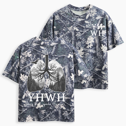 YHWH Nature Christian Camo T-Shirt