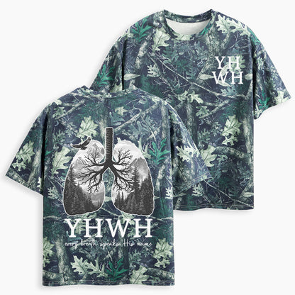 YHWH Nature Christian Camo T-Shirt