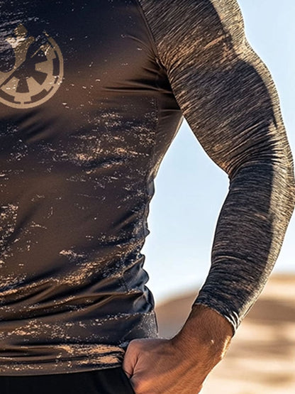 Men's Outdoor Sun Protection Breathable Cool Hooded Sun Protection Long Sleeve Top