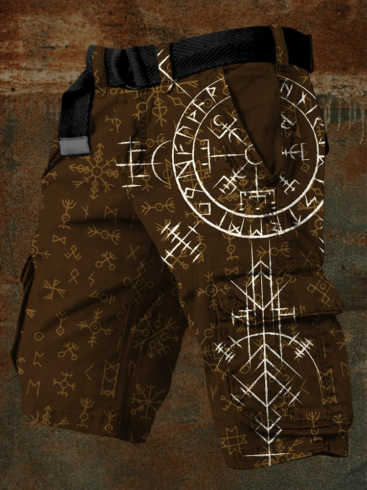 Men's Viking Compass Vintage Cargo Shorts