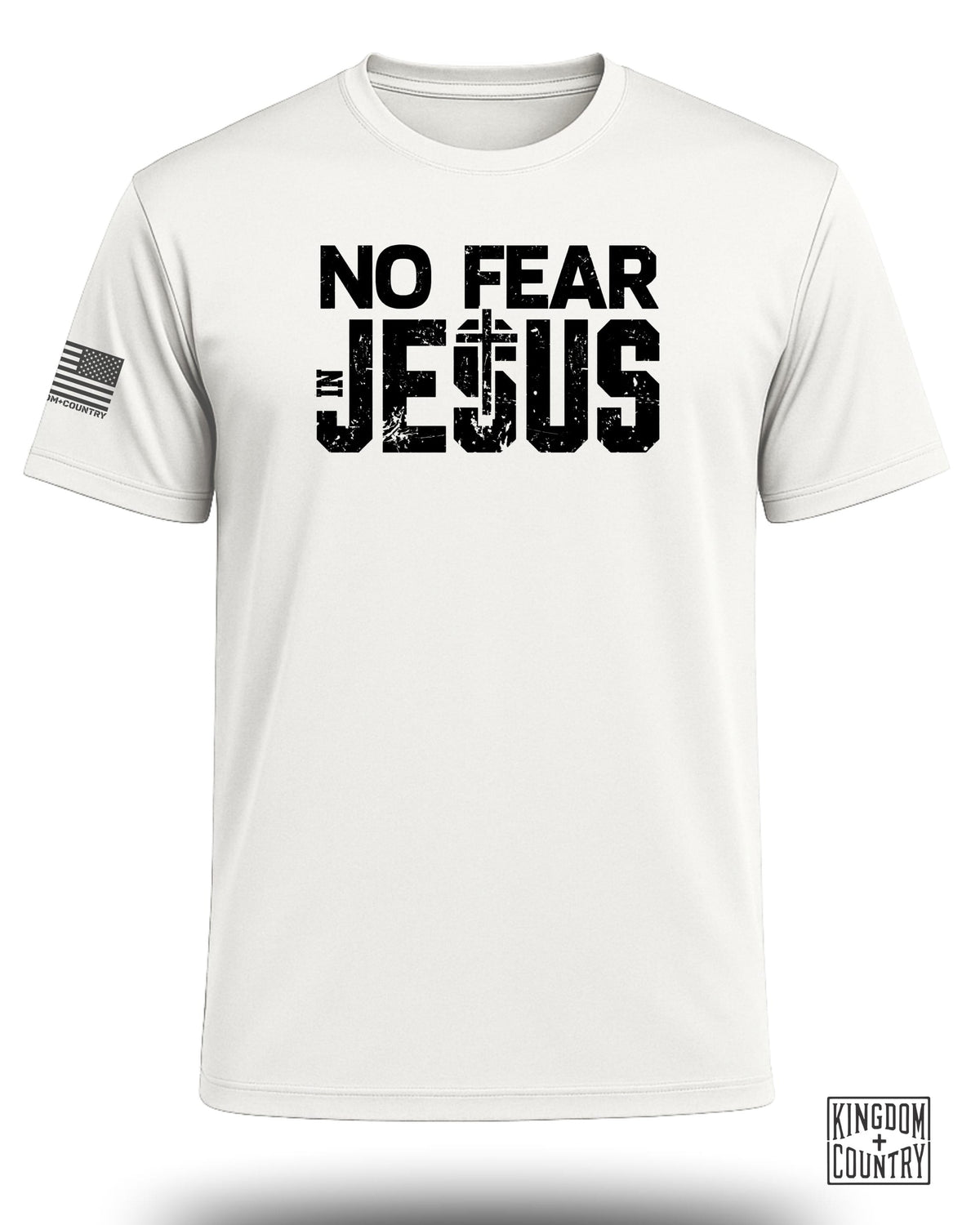No Fear In Jesus Bold Performance Shirt