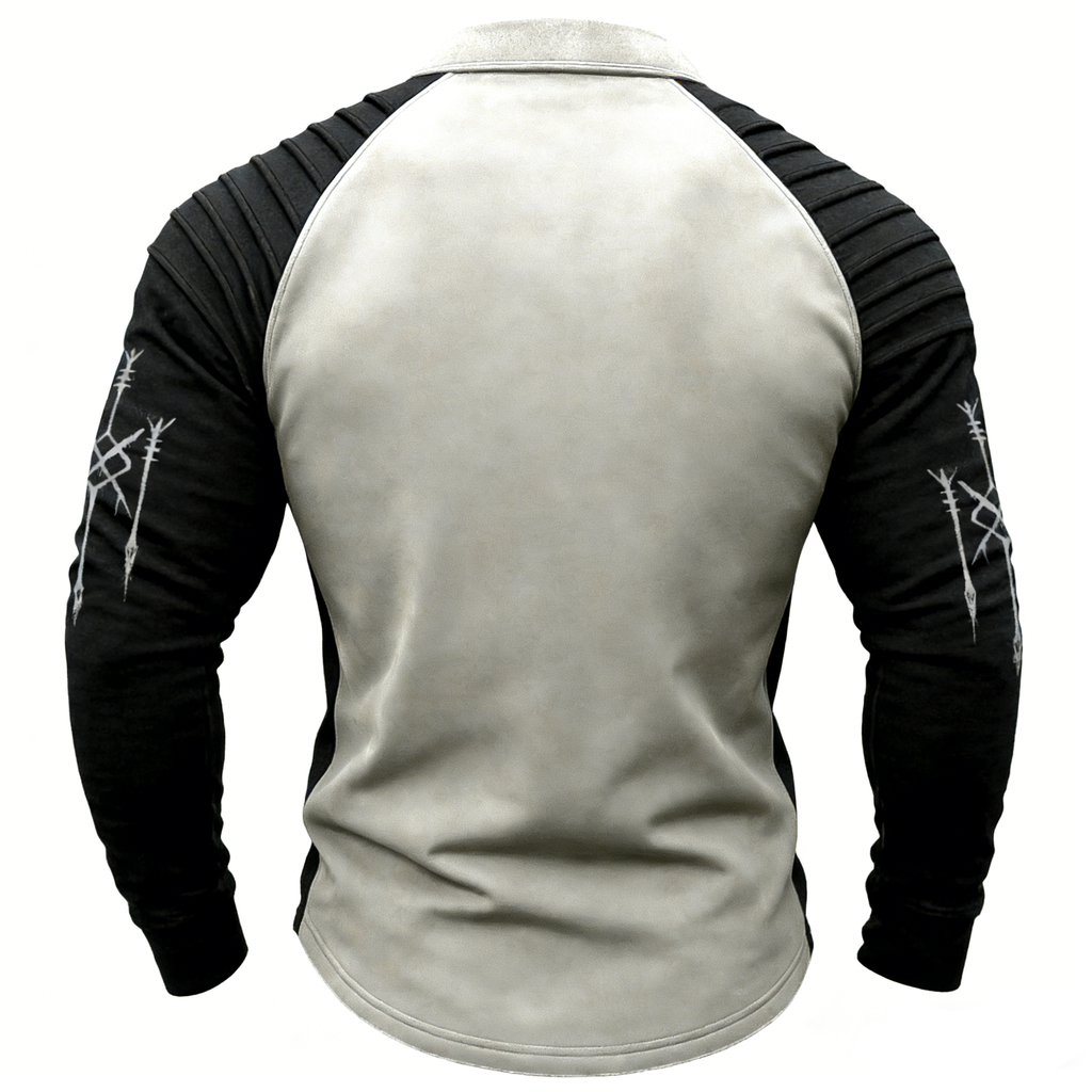 Viking Classic Rune Spell Print Sweatshirt