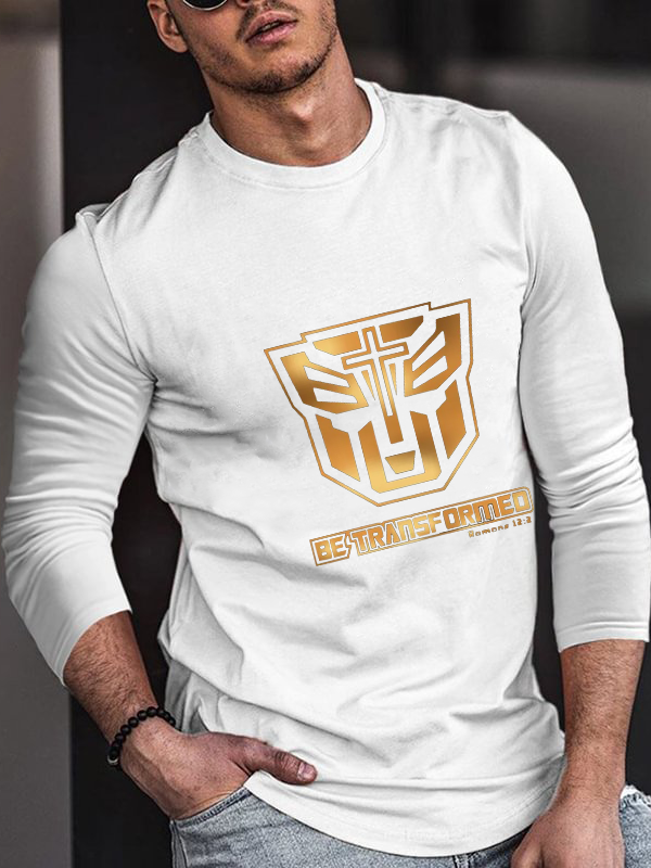 Be Transformed Christian Long Sleeve T-Shirt