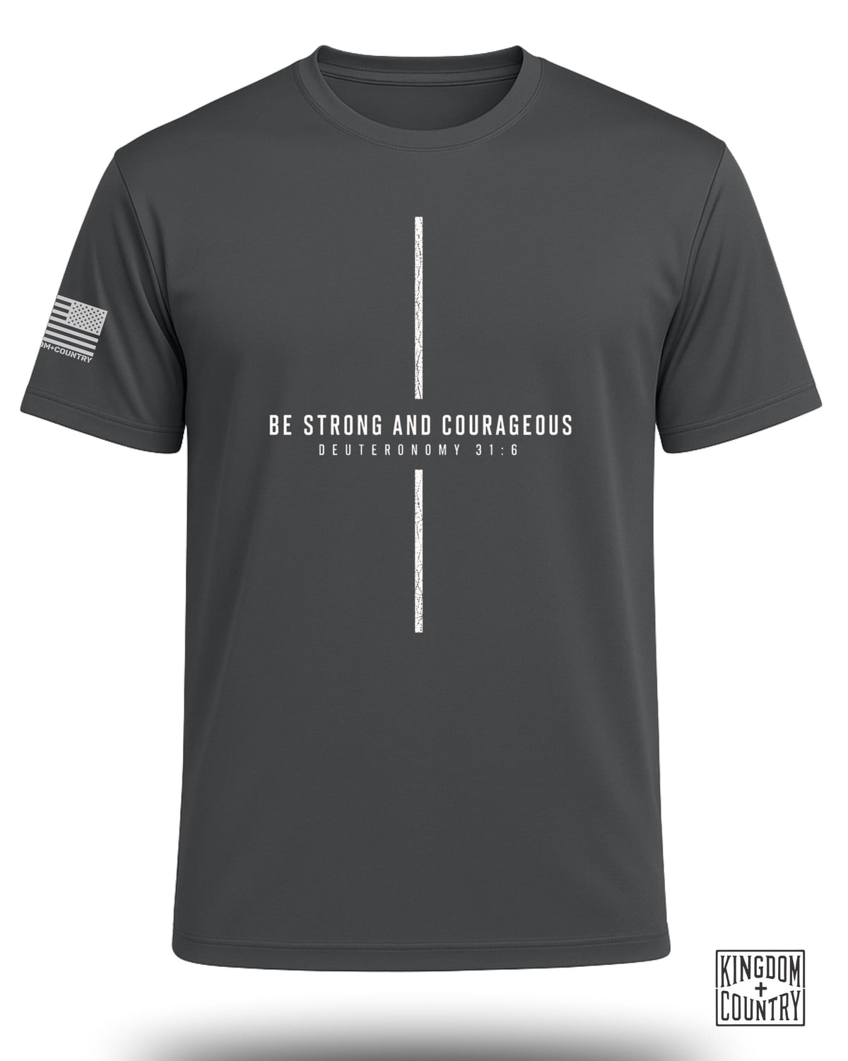 Be Strong And Courageous Performance Shirt