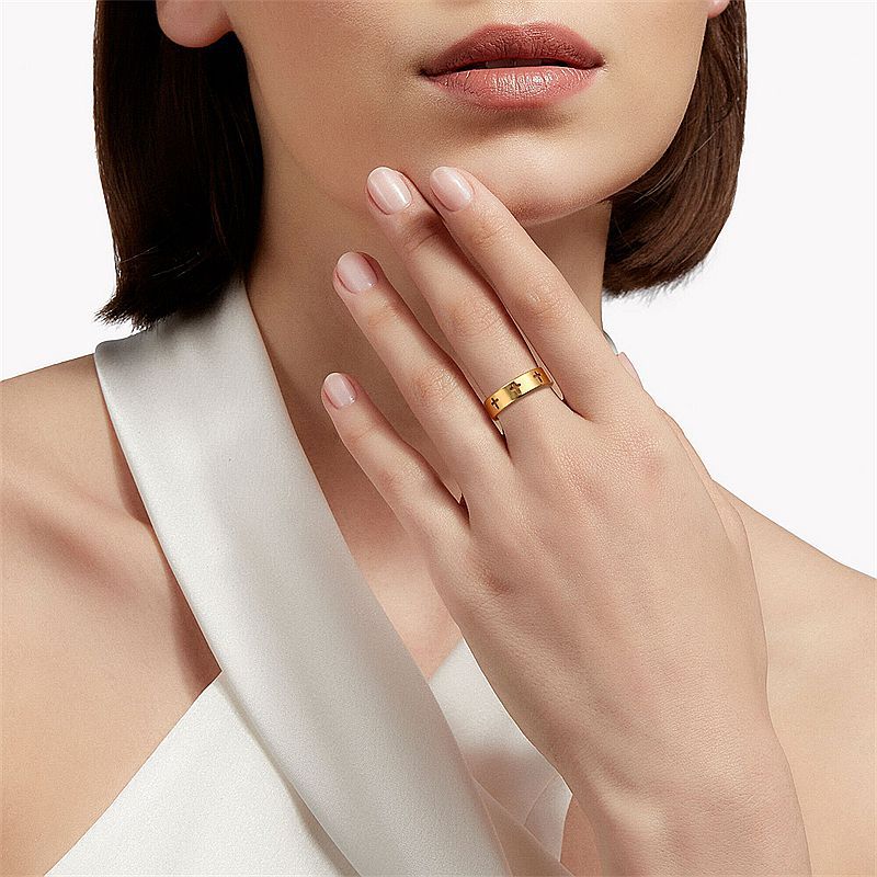 Popular Minimalist Cross Ring