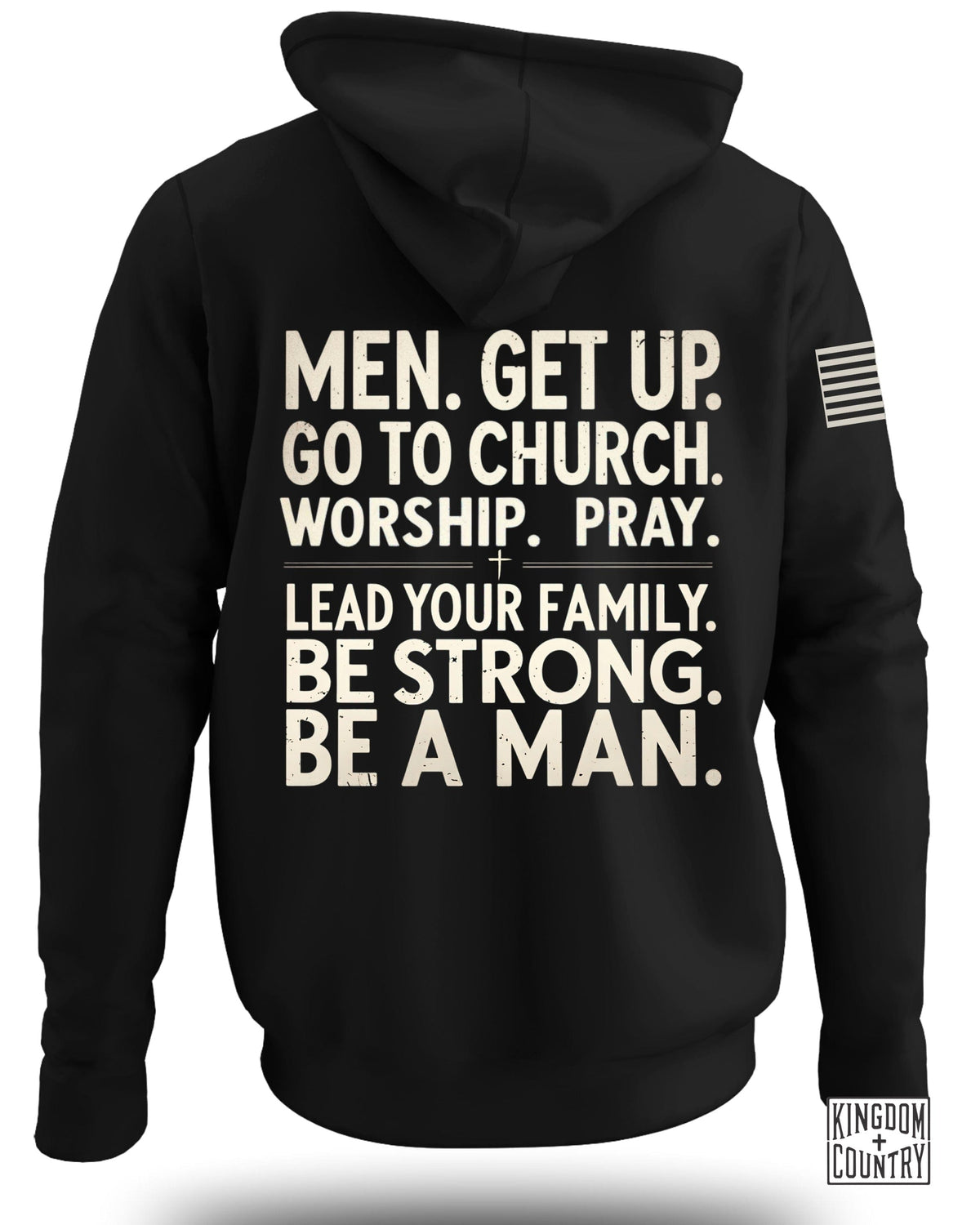 Men Get Up Hoodie