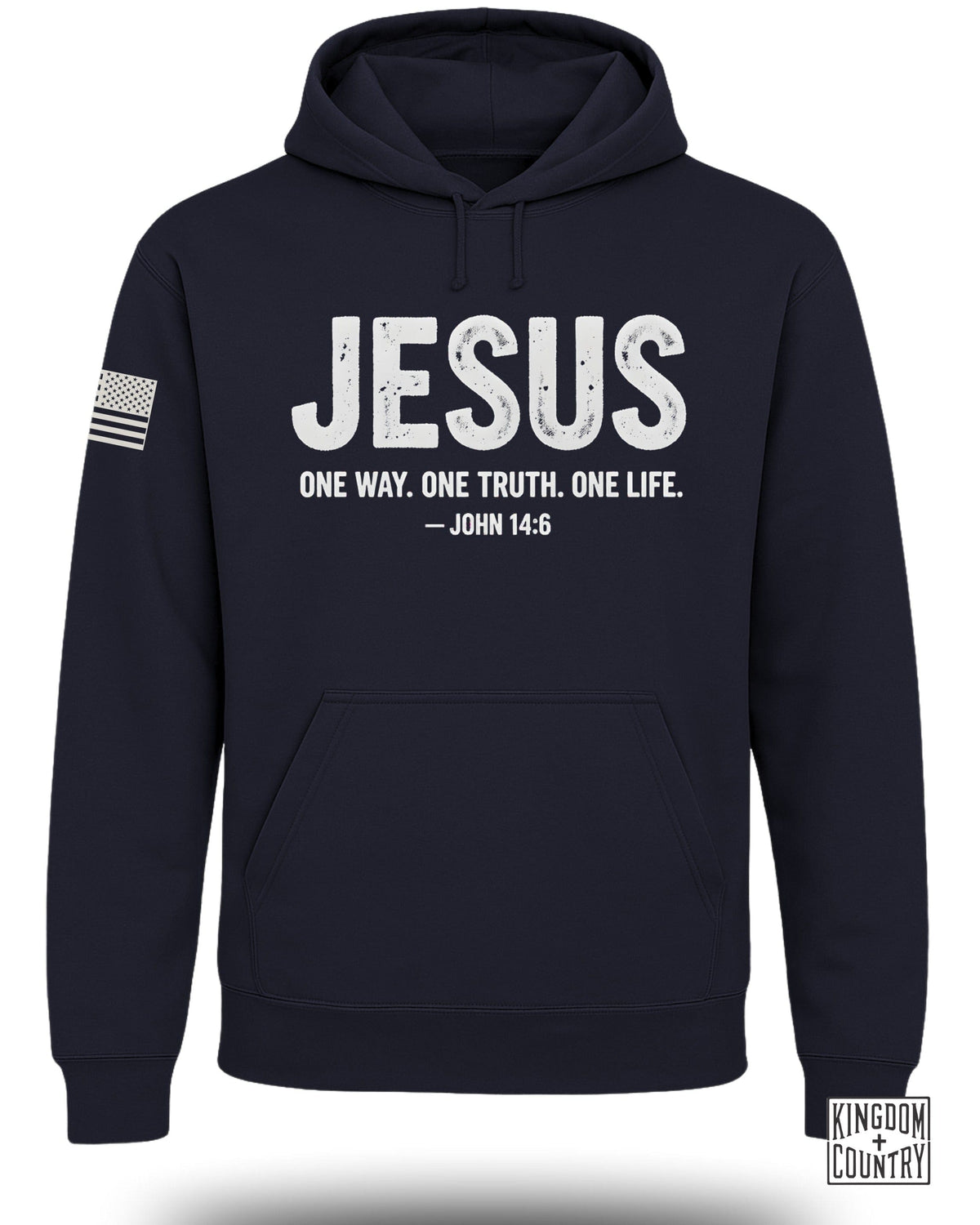 JESUS One Way One Truth One Life Hoodie