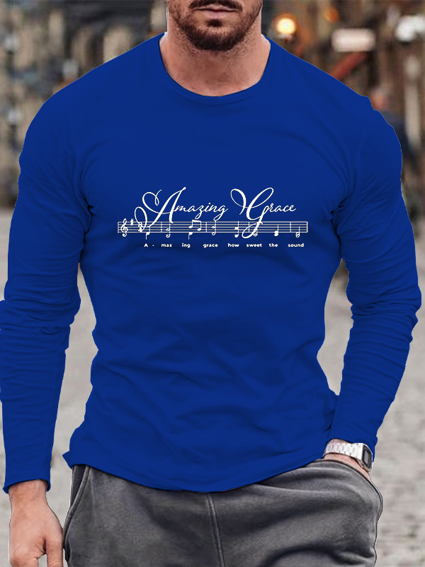Amazing Grace How Sweet the Sound  Long Sleeve T-Shirt