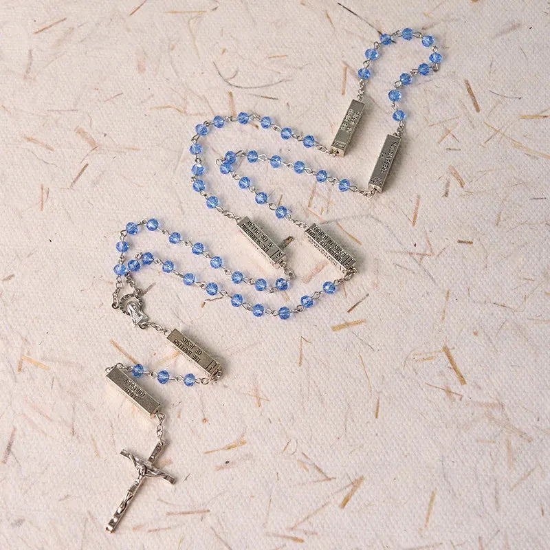 The Mysteries Rosary Engraved Mystery Bar