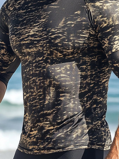 Men's Outdoor Sun Protection Breathable Cool Hooded Sun Protection Long-Sleeved Top