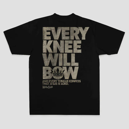 Every Knee Will Bow Printed Men's T-Shirt