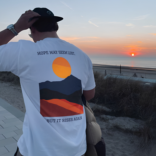 Hope May Seem Lost But It Rises Again Printed Men's T-shirt