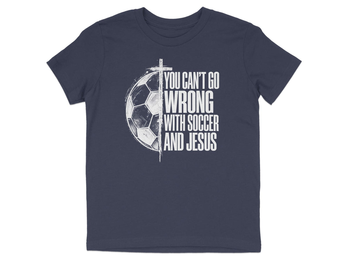 Soccer And Jesus Youth T-Shirt