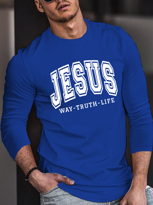 Jesus Way Truth Life Long Sleeve T-Shirt