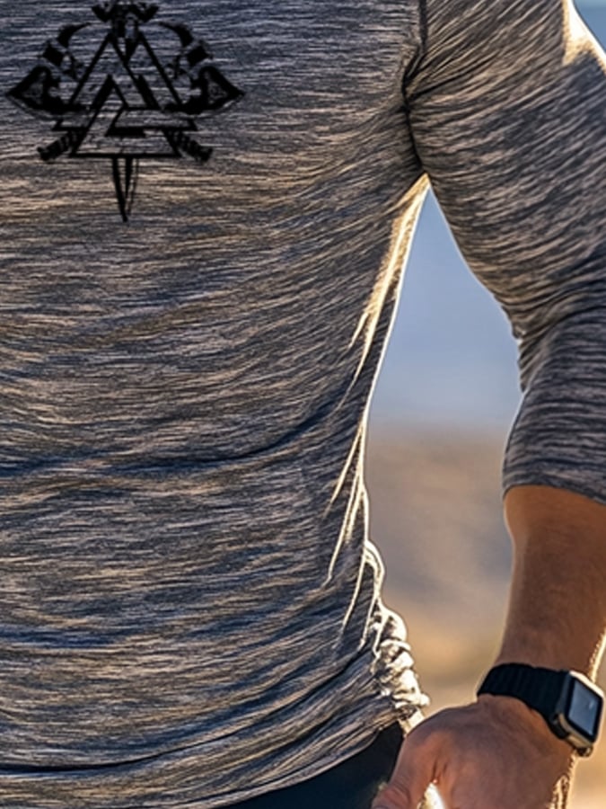 Men's Outdoor Sun Protection Breathable Cool Hooded Sun Protection Long Sleeve Top
