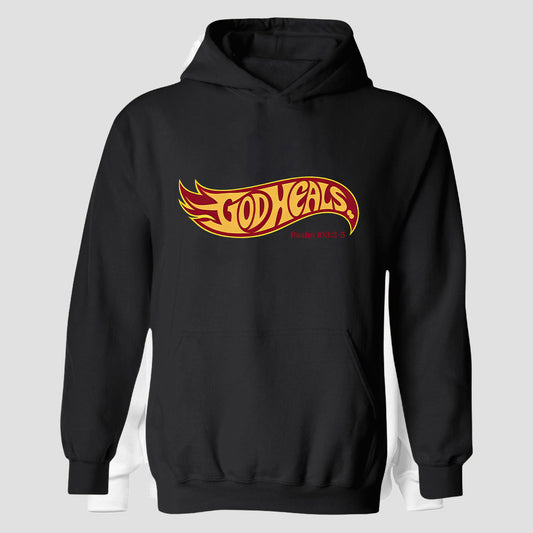 God Heals Psalm 103:2-5 Printed Men's Hoodie