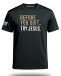 Try Jesus Blueprint Performance Shirt