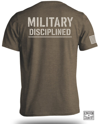 Military Disciplined Graphic T-Shirt