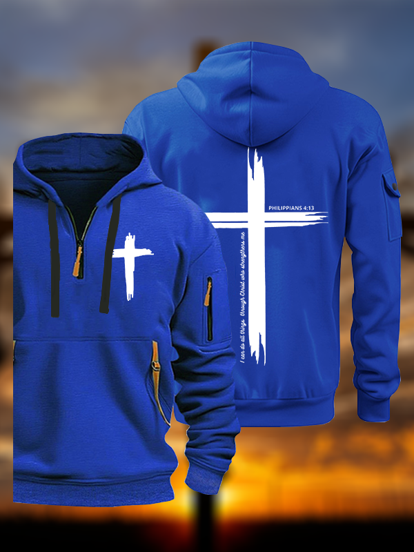 I can do all things through Christ | Philippians 4:13 Christian Zipper Hoodies