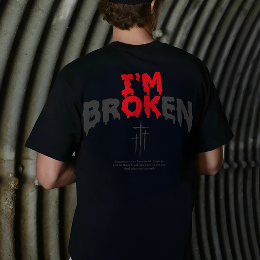 I'm Broken Printed Men's T-shirt
