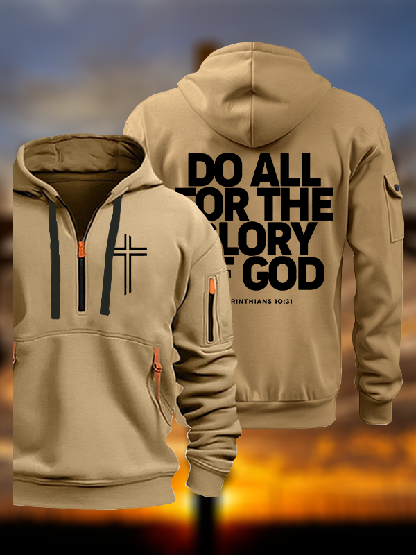 Do All For The Glory Of God Jesus God Christian Zipper Hoodies