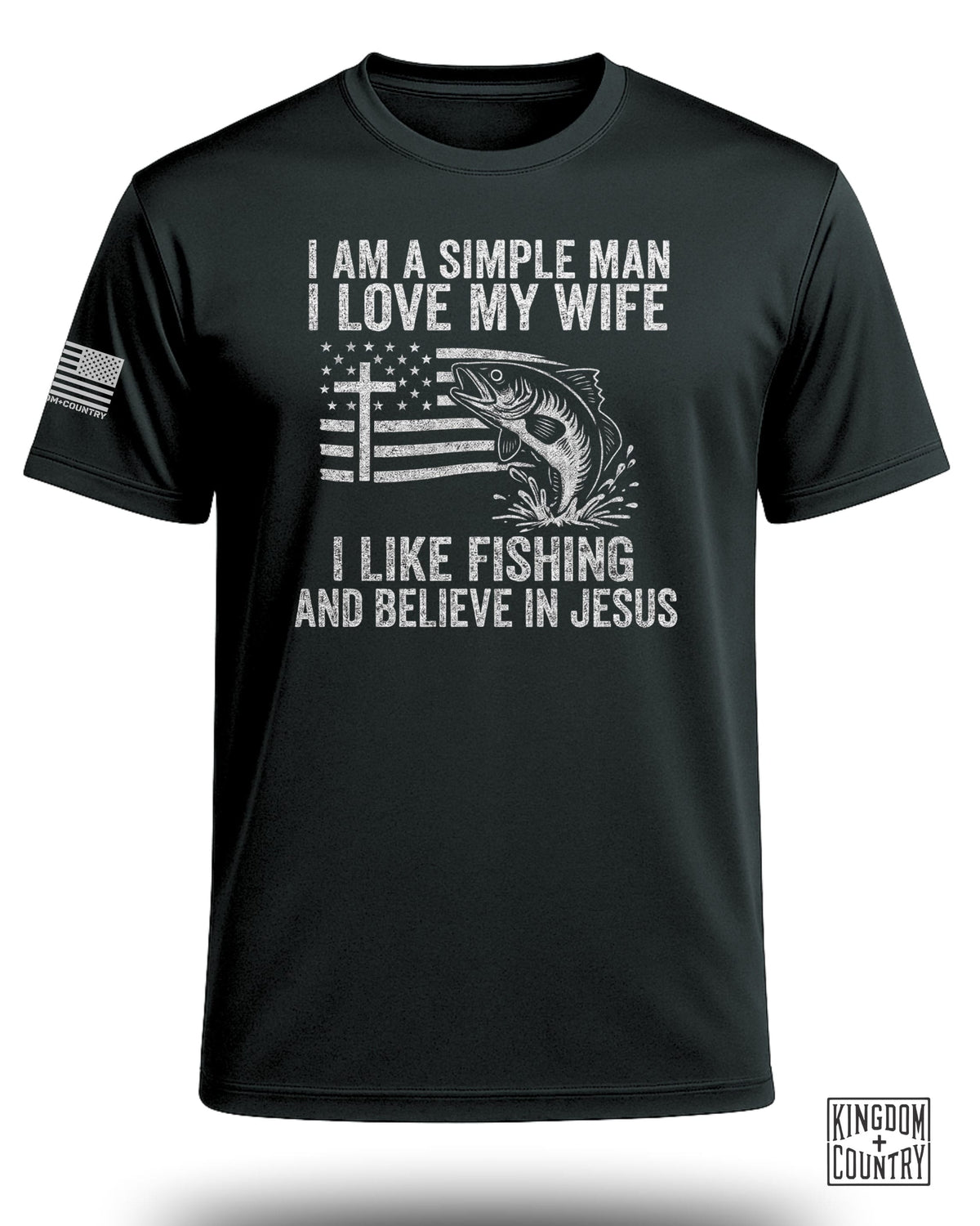 Simple Man Fishing & Faith Performance Shirt