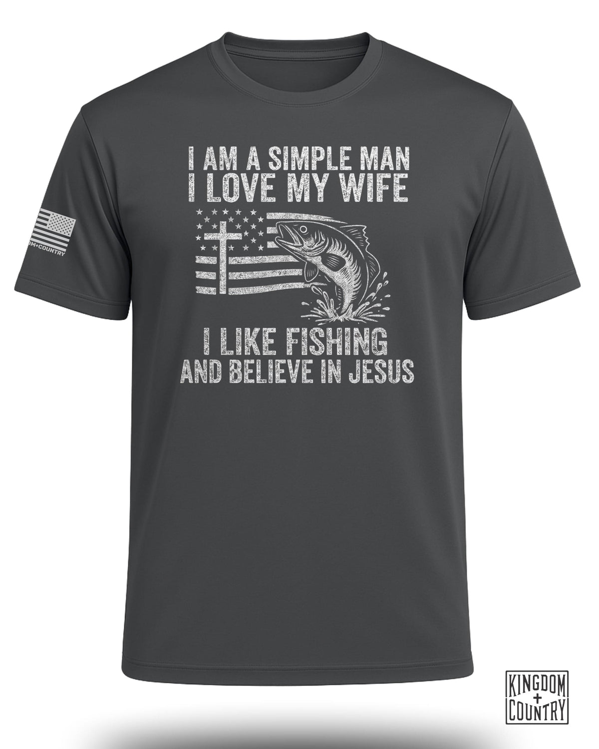 Simple Man Fishing & Faith Performance Shirt
