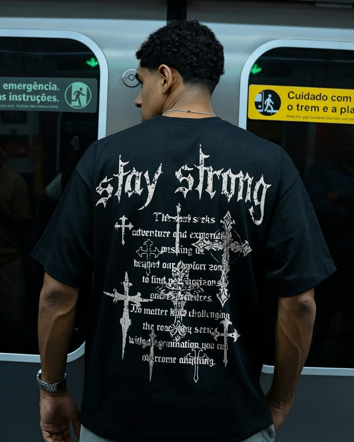 Stay strong Printed Men's T-shirt