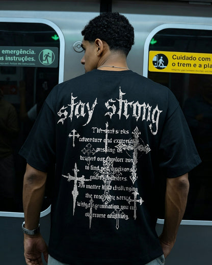 Stay strong Printed Men's T-shirt