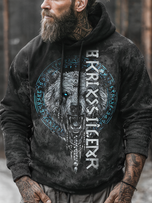 Viking Style Inspired Berserk Celtic Digital 3D Printed Unisex Casual Hoodie