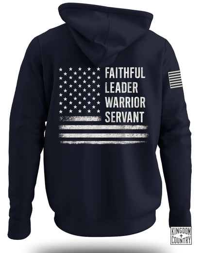 Faithful Leader Warrior Servant Hoodie