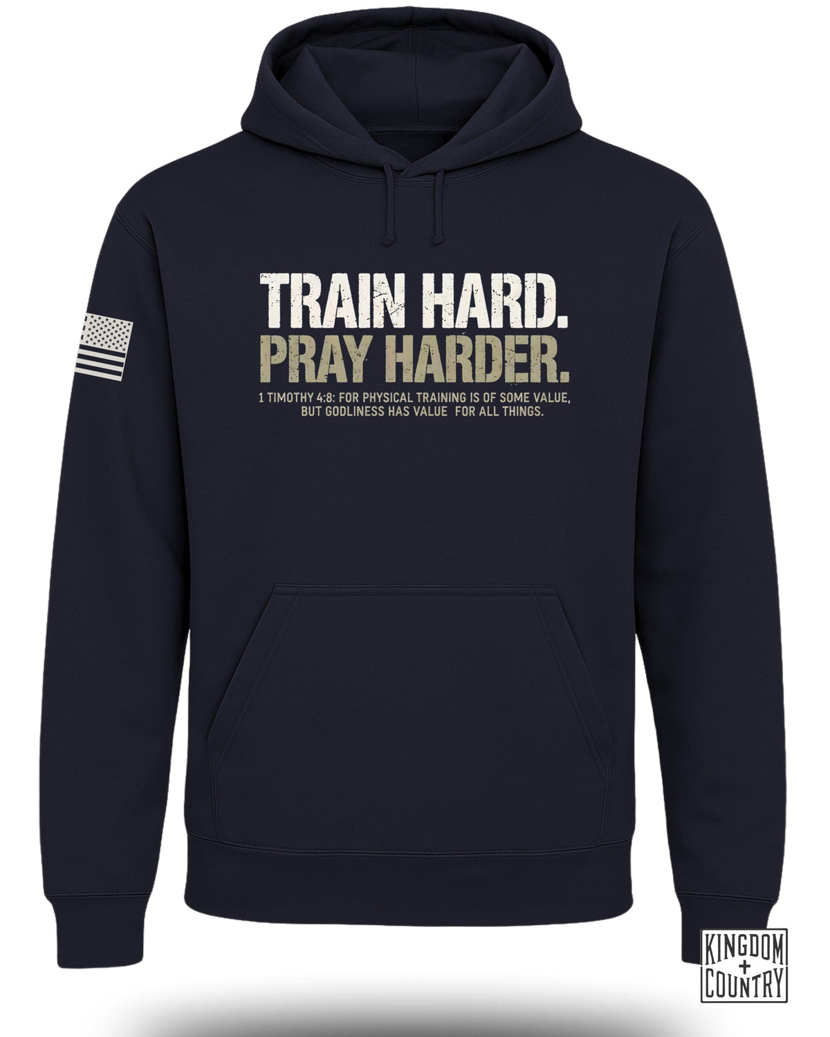 Train Hard Pray Harder Hoodie