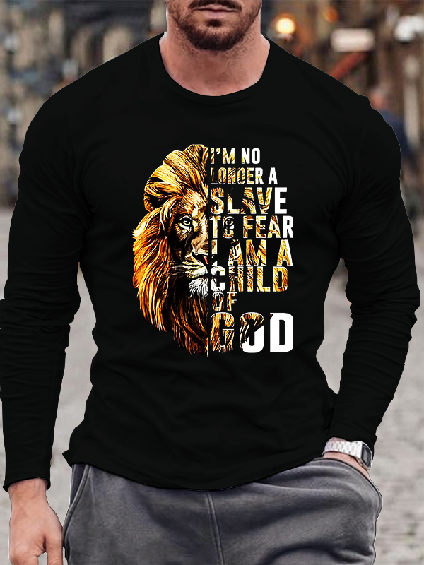 I'm No Longer A Slave To Fear I Am A Child Of God Long Sleeve T-Shirt