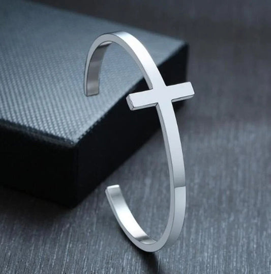 Adjustable Cross Bangle