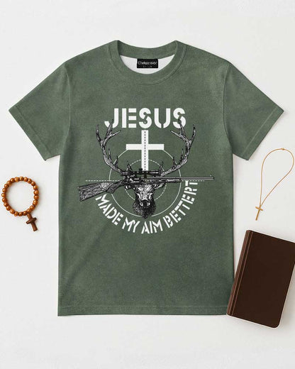 Jesus Made My Aim Better T-Shirt