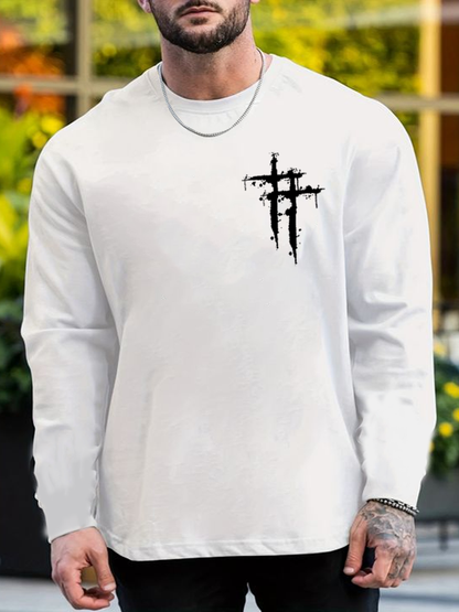 Men's Vintage Faith Long Sleeve T-Shirt