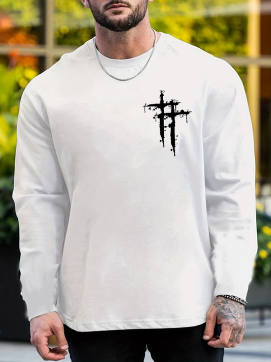 Men's Vintage Faith Long Sleeve T-Shirt