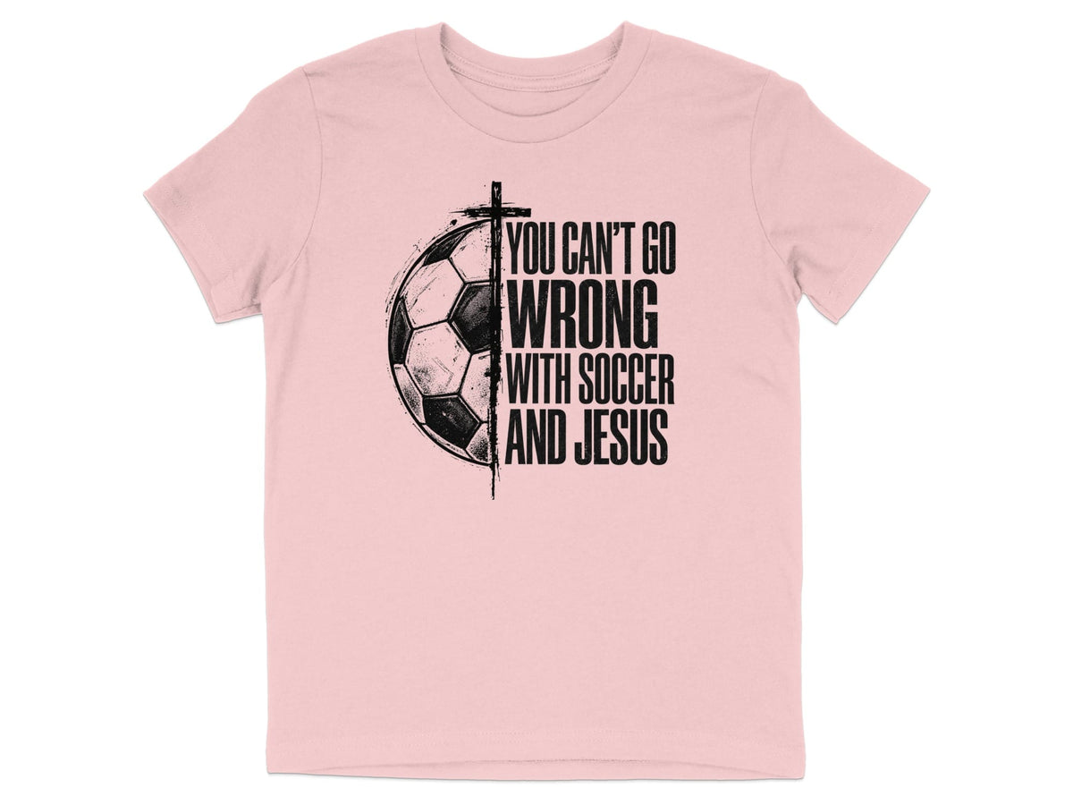 Soccer And Jesus Youth T-Shirt