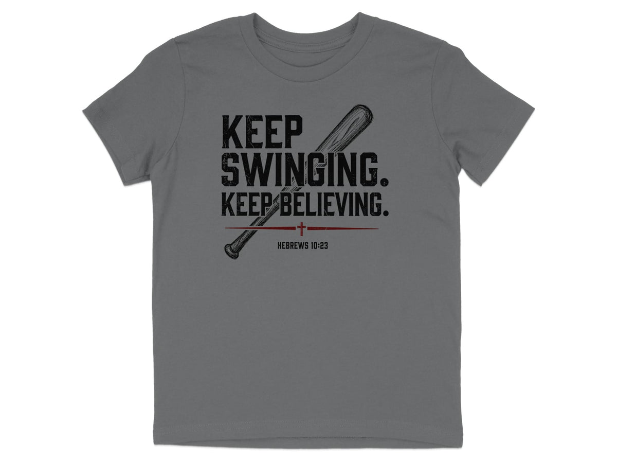 Keep Swinging Keep Believing Youth T-Shirt