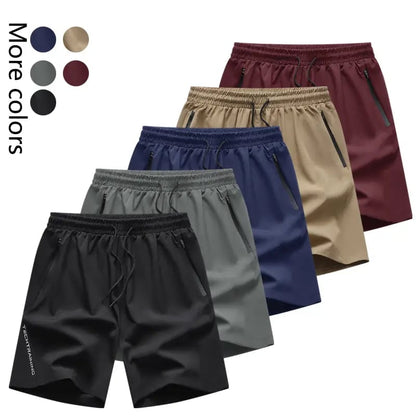 Men's  5-Pack Quick-Dry Shorts – Lightweight Breathable Athletic & Casual Shorts