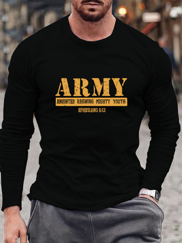 ARMY Ephesians 6:13 Long Sleeve T-Shirt