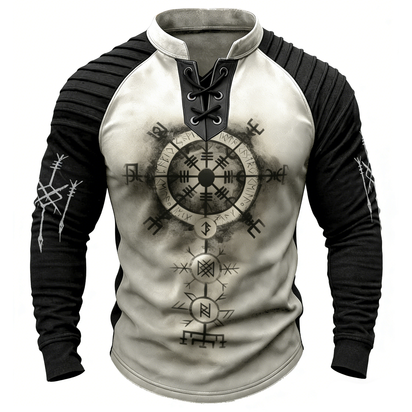 Viking Classic Rune Spell Print Sweatshirt
