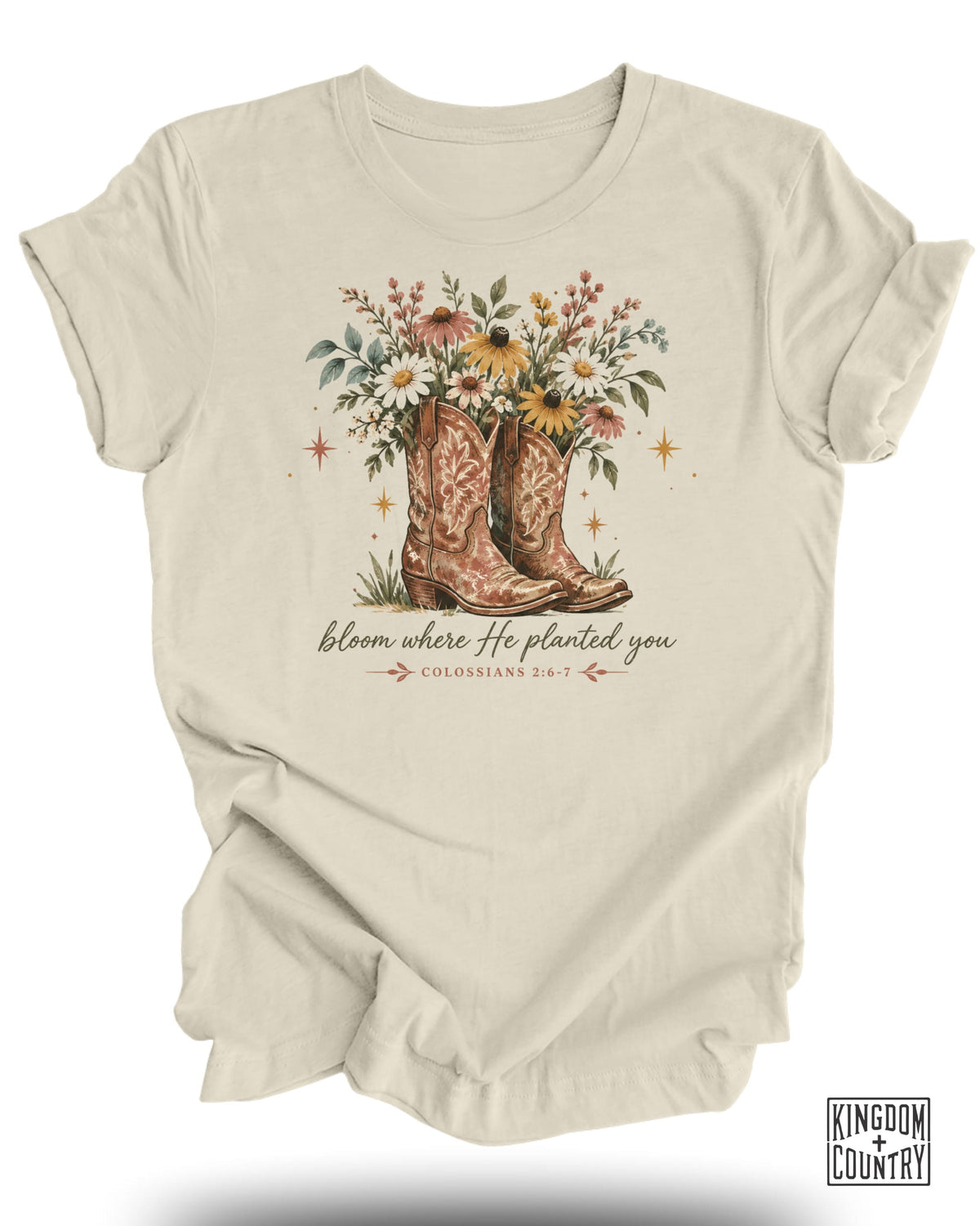 Bloom Where He Planted You T-Shirt