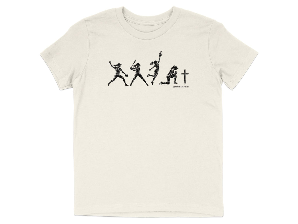 Softball Faith Journey Youth T-Shirt