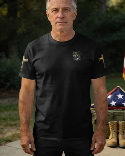 The War Taught Me Discipline My Faith Teaches Me What To Build T-Shirt