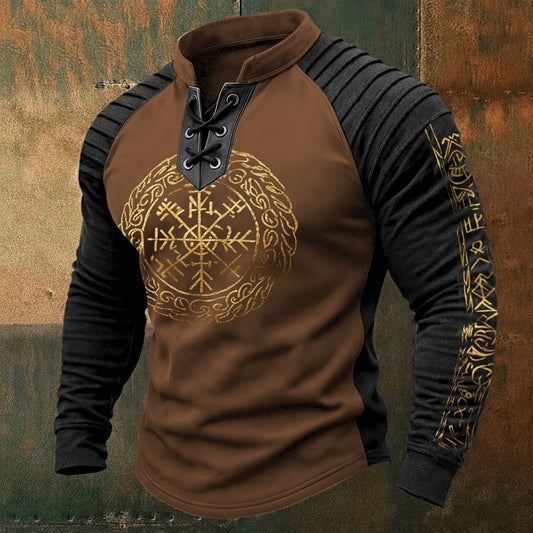 Nordic Totem Celtic Knot Print Sweatshirt
