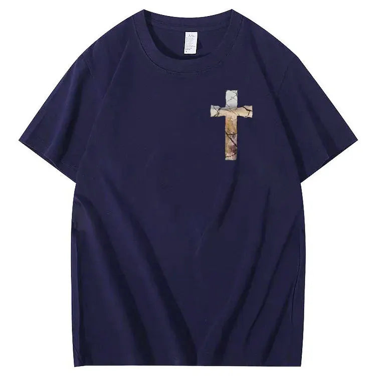 God Turns Broken Pieces Into Masterpieces Christian Pattern Crew Neck T-Shirt