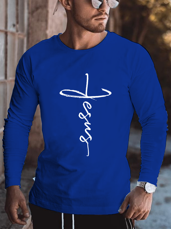 Jesus Cross  Long Sleeve T-Shirt
